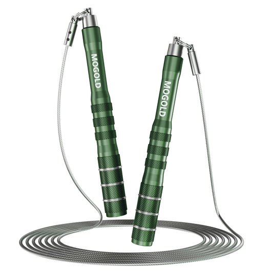 Speed rope skipping, professional fat-burning adult fitness and weight loss exercise, wire rope skipping with smooth speed